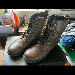 Brown Women’s Combat Boots